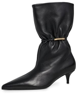 Balmain Kitten Ankle Boots - Black