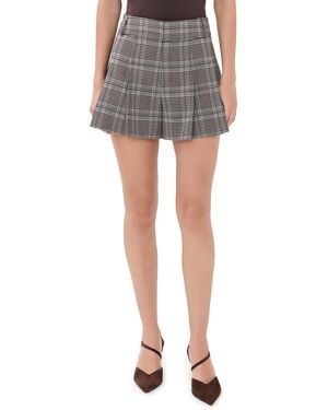Alice + Olivia Scarlet High Rise Flutter Shorts - Black