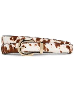 Madewell Cowhide Leather Western Belt - Black