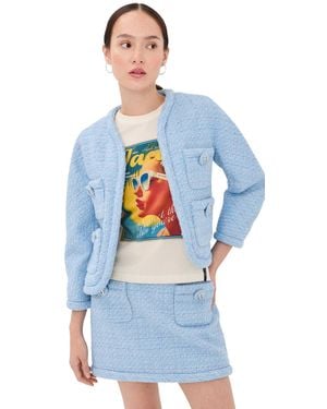 Marc Jacobs Tweed Jacket - Blue