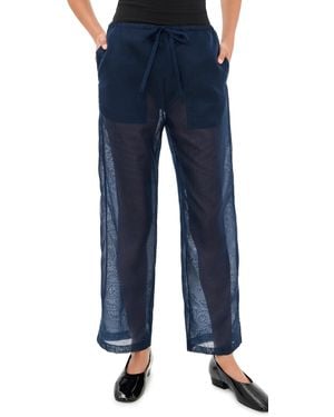 RENGGLI Organza Pants - Blue