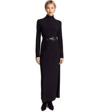 Norma Kamali Turtleneck Gown - Black