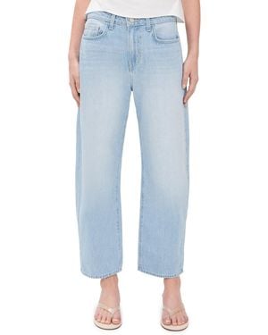 L'Agence Mallis Bow-Leg Jeans - Blue
