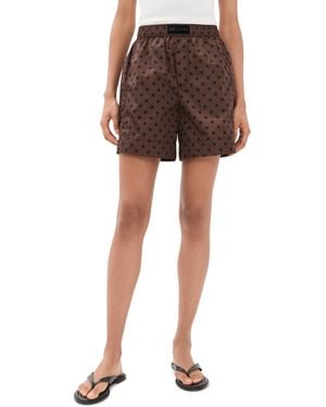 Ganni Printed Flyweight Nylon Boxer Shorts - Multicolor