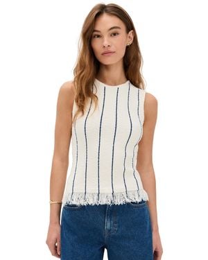 ALIGNE Char Boucle Top - White