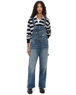 Denimist Slouch Bib Overalls - Blue
