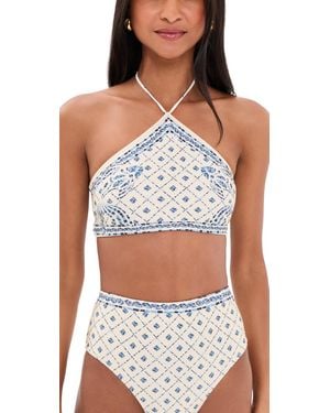 Shani Shemer Edie Bikini Top - Blue