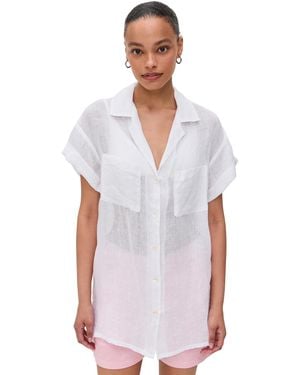 Vitamin A Playa Pocket Blouse - White