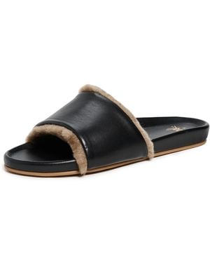 Beek Gallito Shearling Sandals - Black