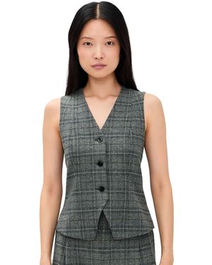 Le Bos Jacey Neck Vest - Black