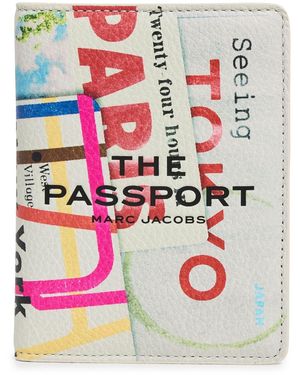 Marc Jacobs The Tourist Leather Passport Case - Red
