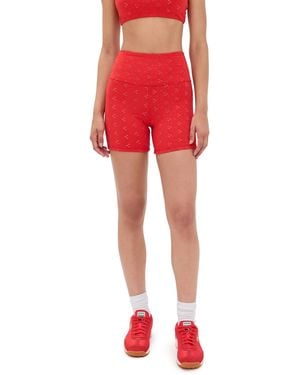 Strut-this The Eyelet Shorts - Red