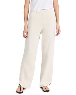 Les Tien Olympia Scallop Pants - Natural