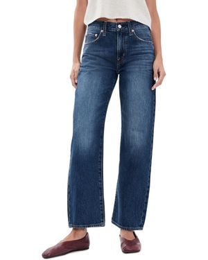 Pistola Lexi Bowed Straight Jeans - Blue