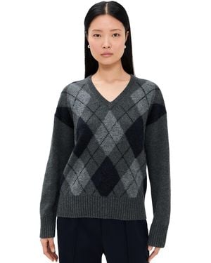 Alex Mill Yasmine V-Neck Sweater - Black