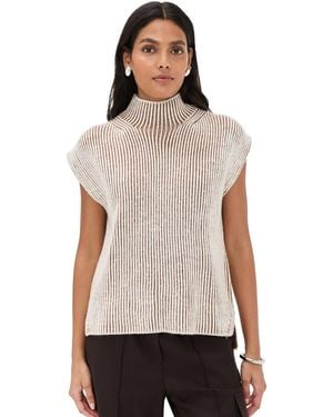 Varley Lauren Plated Knit Tank - Black
