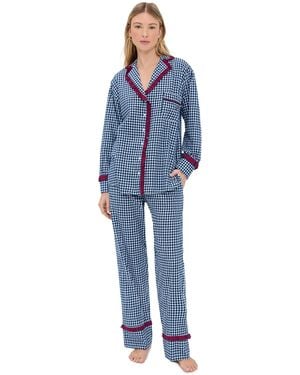 Damson Madder Antonia Pajama Set - Blue