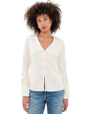 ALIGNE Saffron Blouse - White