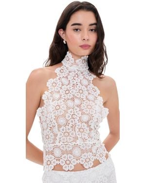 Lioness Trophy Halter Top - White