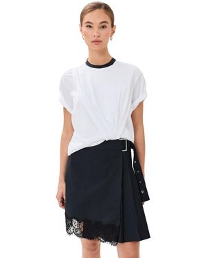 3.1 Phillip Lim T-Shirt Combo Dress - White