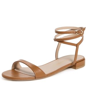 Stuart Weitzman Nudist Wrap Sandals - Black