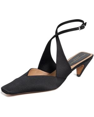 Stella McCartney Spur Satin Heels - Black