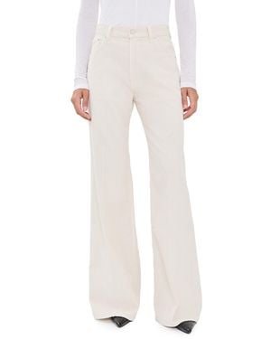 Haikure Clara Velvet Pier Pants - White