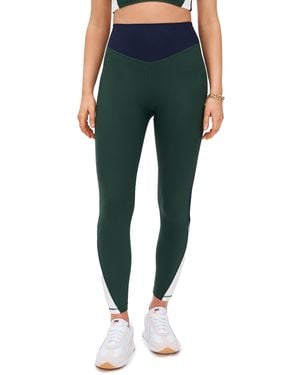 The Upside Playoff 25In High Midi Pants - Blue