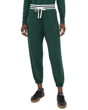Splits59 Andie Oversized Fleece Sweatpants - Green