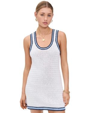 The Upside Elsa Crochet Mini Dress - White