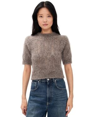 Citizens of Humanity Odette Puff Sleeve Pullover - Black