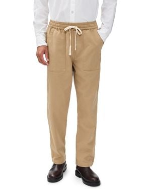 McTavish Twill Pull On Pants - Natural
