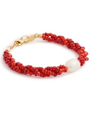 Anni Lu Scarlet Wave Bracelet - Red