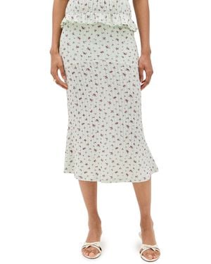 Bailey Rose Floral Skirt - Black