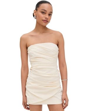 SIR. Florent Strapless Mini Dress - Natural