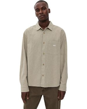 Obey Jimmy Flannel Plaid Shirt - Natural
