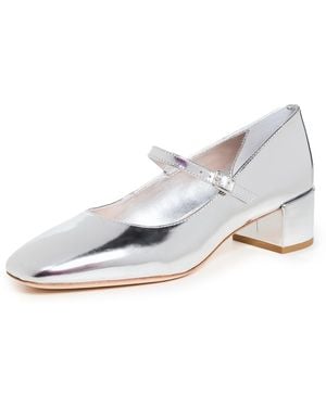 Loeffler Randall Lyra Mary Jane Pumps - White