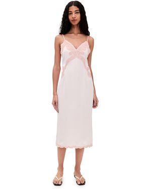 Rag & Bone Ann Embroidered Slip Dress - Pink