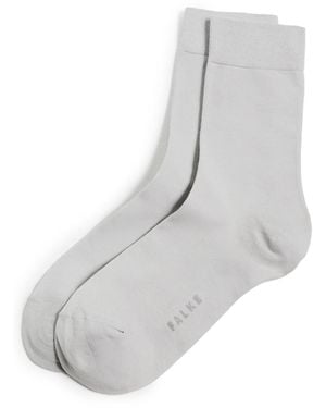 FALKE Cotton Touch Ankle Socks - White
