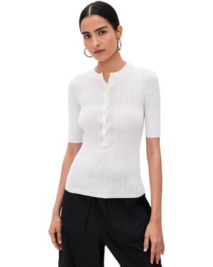 A.L.C. A. L.C. Fisher Top - White