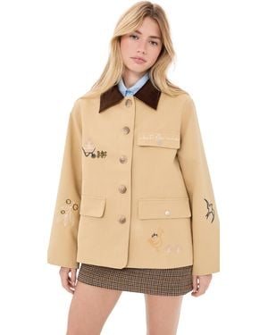 Astr Hope Barn Jacket - Natural