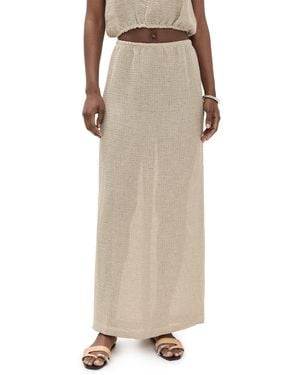 Leset Stella Maxi Skirt - Natural