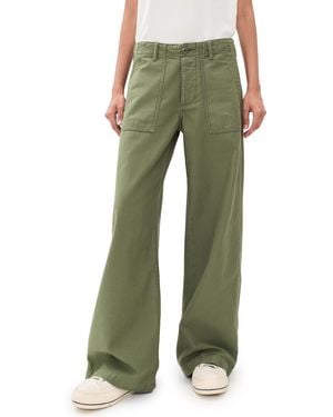 R13 Darcy Flare Utility Pants - Green