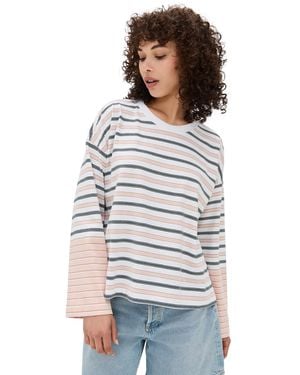 Madewell Easy Crew Neck Long Sleeve Tee - White