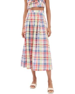 Hunter Bell Maison Linen Skirt - Red