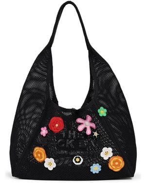 Marc Jacobs★The Daisy Crochet Sack Bag Medium 0400022768988_BLACKMULTI?wid=