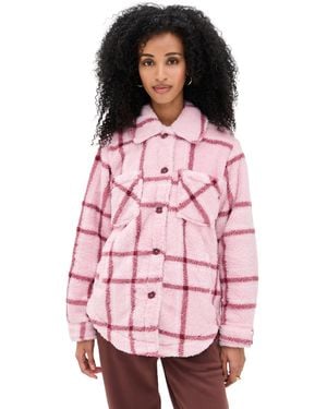 Pj Salvage Let's Get Cozy Jacket - Pink