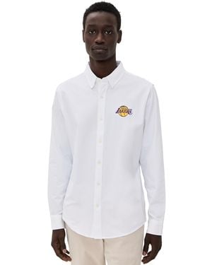 Rhone Slim Fit Lakers Commuter Shirt - White