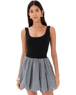 Le Bos Piper Combo Dress - Black