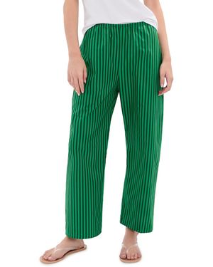 Le Bos Kelsey Cropped Mid Rise Pants - Green